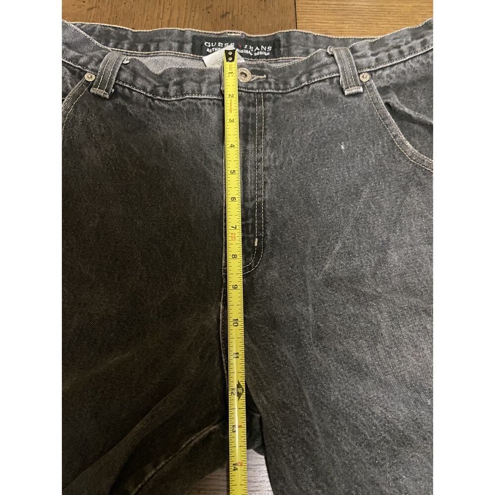 Guess Jeans Men’s Relaxed Fit 38/33 Black Denim 100% Cotton - Picture 10 of 12